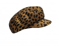 Wollfilz- Schirmkappe - animal print und uni