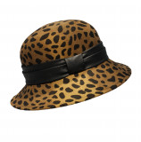 Wollfilz-Glocke - animal print/uni