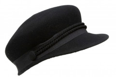 Wollfilz-Captains-Cap mit Zug 