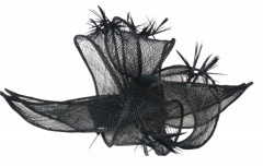 Sinamay Fascinator mit Federn