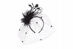 Fascinator Sinamay with Feather