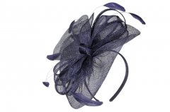 Small Feather Sinamay Fascinator