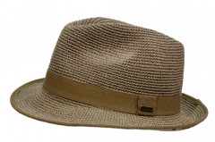 Paper-Crochet-Trilby, adjustable