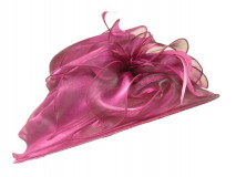 Organza with feathers, size adjustable