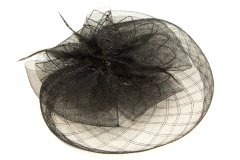 großer Crynol- Karo- Fascinator