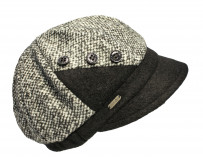 Wool-Visored Cap - pepe e sale with button