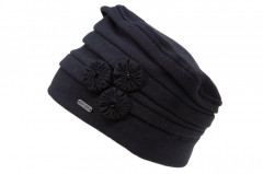 Cotton-Toque with flower application