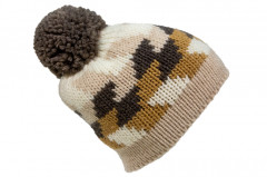 Multicolour Woll- Pudelmütze