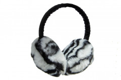 Fake Fur Earmuff  "Animal", adjustable