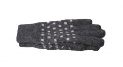 Lambswool glove dotted
