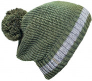 Pudel-Mütze 2farbig mit Fleece