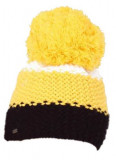 Wool-Country-Beanie with Giant Pompom and Fleece