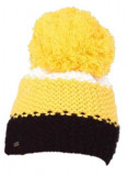 Wool-Country-Beanie with Giant Pompom and Fleece