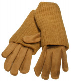 Women's glove with cuff and touch