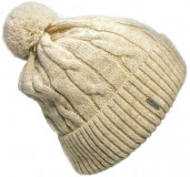 Houston - Cable-knit bobble hat with fleece