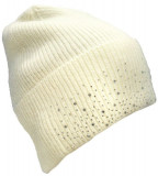 Umschlagmütze mit Strassapplikation