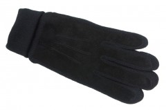 Ladies gloves-pig leather + knitwear