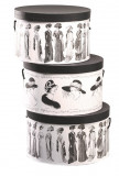 Hat box - 3 parts - mixed