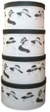 Hatbox 4 piece set "Heads"